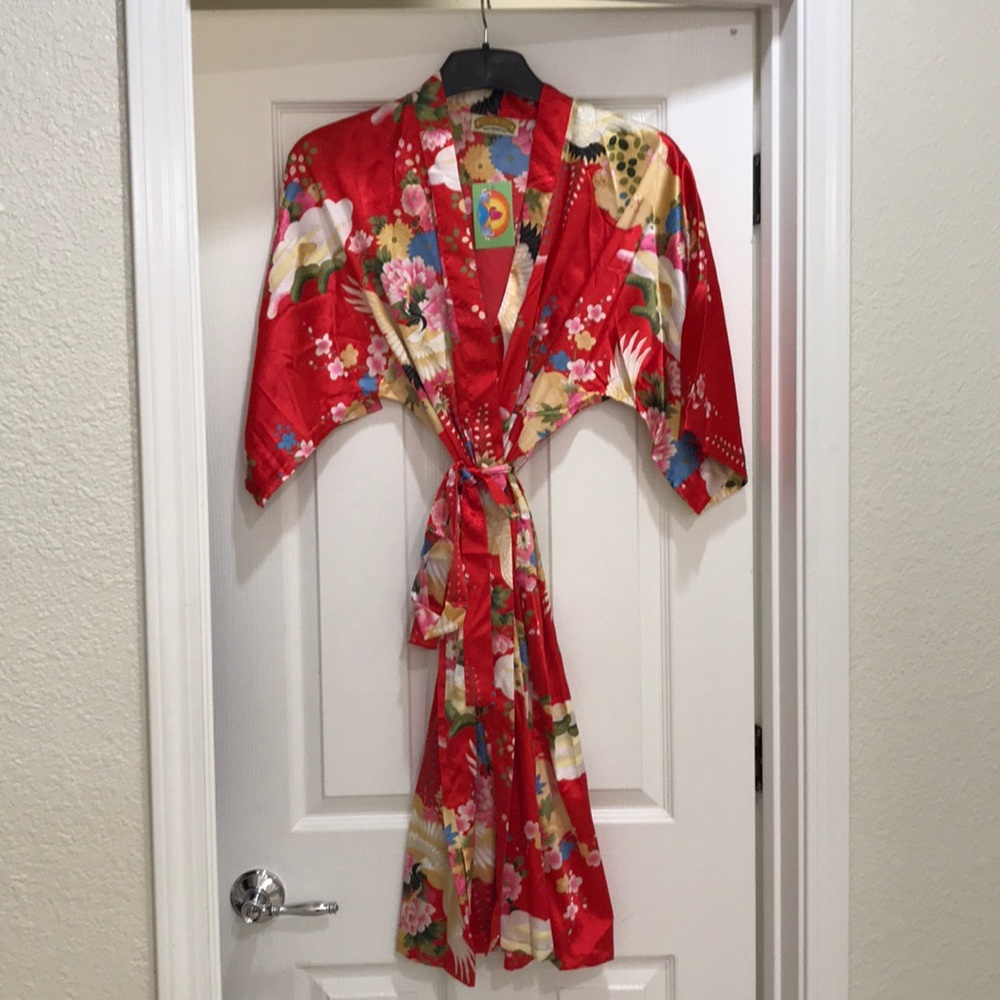 Silk robe